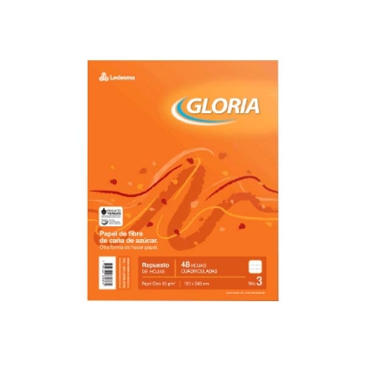 Repuesto Escolar Gloria Nº 3  48Hj C