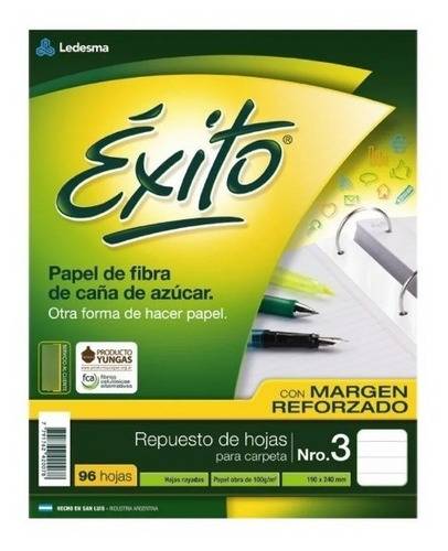 Repuesto Escolar Exito A4  96 Hj R