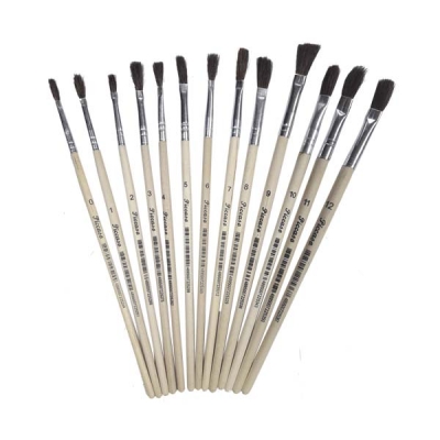 Pincel Escolar Nº  7 C/Madera Picaso