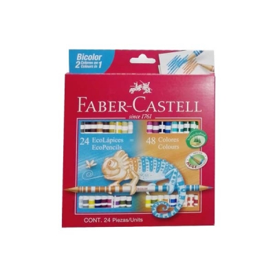 Pinturitas Faber Castell  X 24  Bicolor