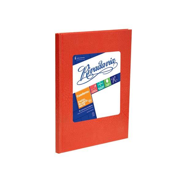 Cuaderno T/D 16X21 Rivad Rojo 50 Hj R