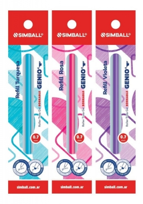 Tanque Simbal Roller Gel Genio Plus Fancy