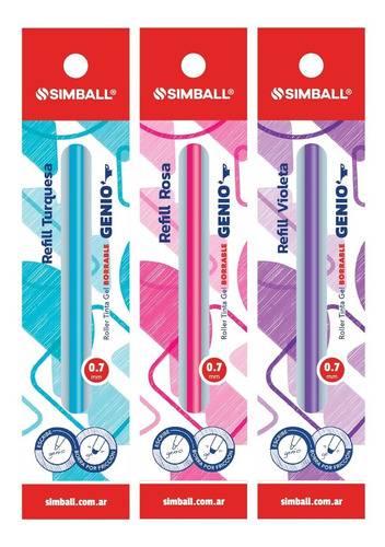 Tanque Simbal Roller Gel Genio Plus Fancy