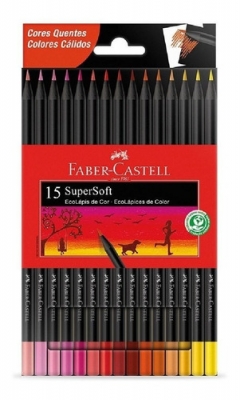 Pinturitas Faber Castell X 15 Supersoft  Calido