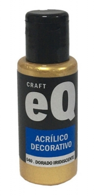 Acrilico Decorat 50cc Eqarte Dorado
