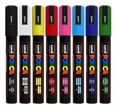 Marcador Posca Uni Pc-3M Punta Mediana