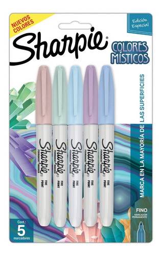 Marcador Sharpie Fine Mistico X 5
