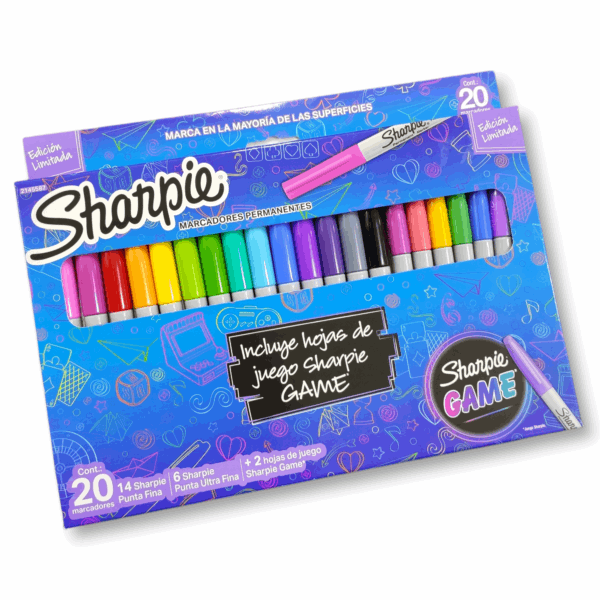 Marcador Sharpie Edicion Especial Game X 20