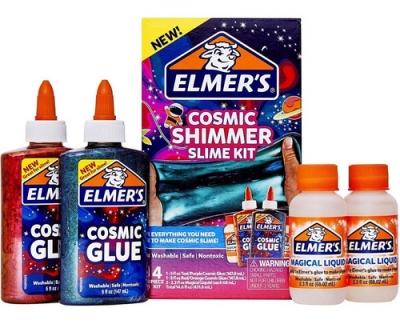 Set Slime Brillo Cosmico X4 Piezas