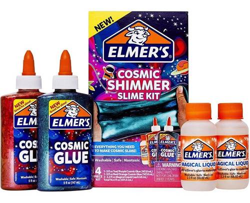 Set Slime Brillo Cosmico X4 Piezas