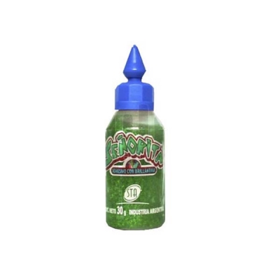 Adhesivo Glitter Sta 30 Gr Verde