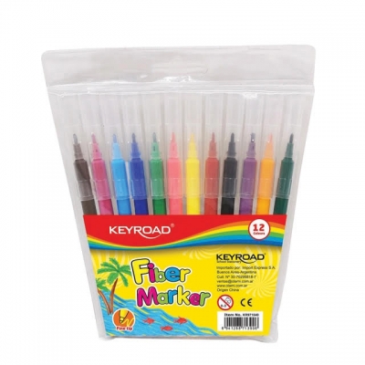 Marcador Escolar  P/Fina Keyroad X 12