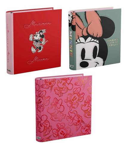 Carpeta Escolar Mooving 3X40 Minnie