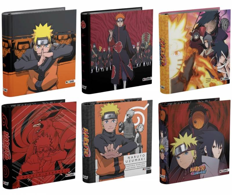 Carpeta Escolar Mooving 3X40 Naruto