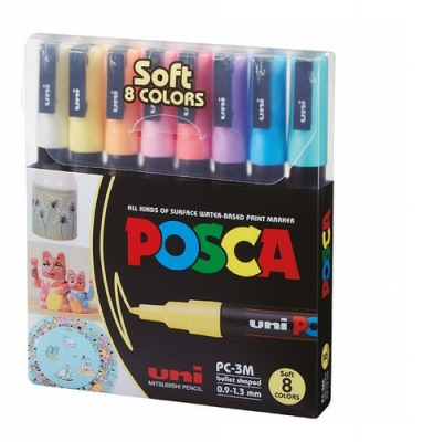 Marcador Posca Uni Pc-3M 09-1.3 Mm X8 So