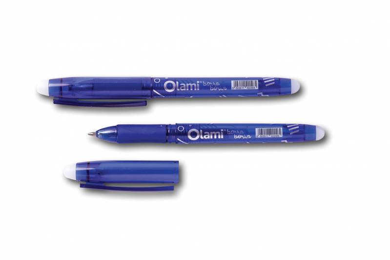 Lapicera Roller Gel Borrable Olami Azul