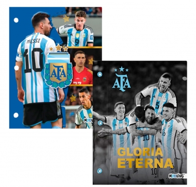 Carpeta Escolar 2 Tapas N*3  Mooving Afa