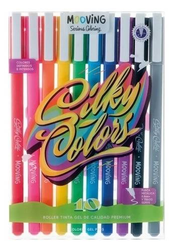 Lapicera Roller Gel Coloring X 10