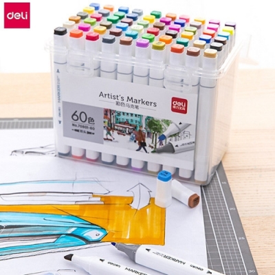 Marcador Perm D/Puntasketch Marker  X 60 Deli