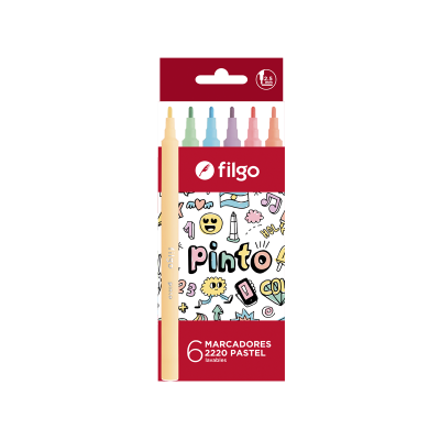 Marcador Escolar  P/Fina Filgo X 6 Pas