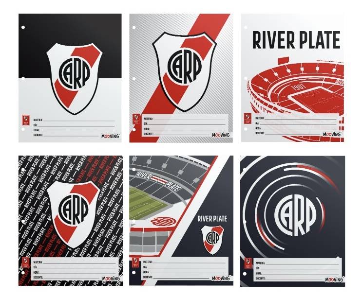 Separador Escolar X 6 Mooving River Plate