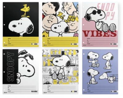 Separador Escolar X 6 Mooving Snoopy