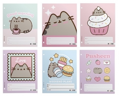 Separador Escolar X 6 Mooving Pusheen