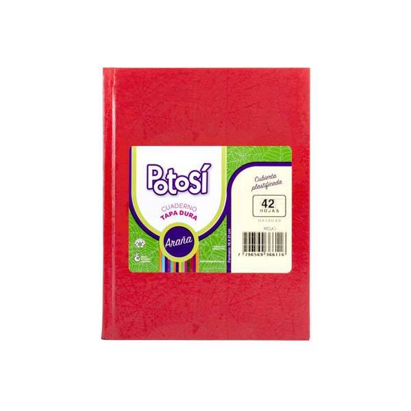 Cuaderno T/D 16X21 Potosi 42 Hj Ry Rojo
