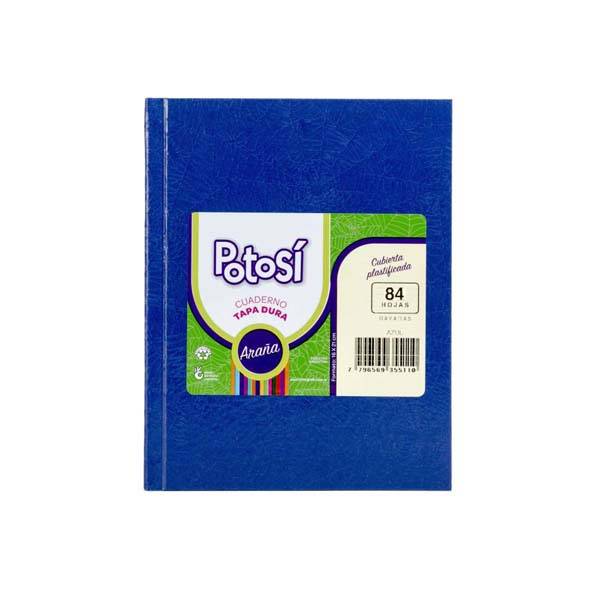 Cuaderno T/D 16X21 Potosi 84 Hj Ry Azul