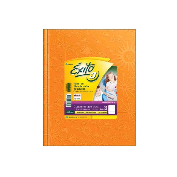 Cuaderno T/D Nº3 Exito 48 Hj Ry Naranja