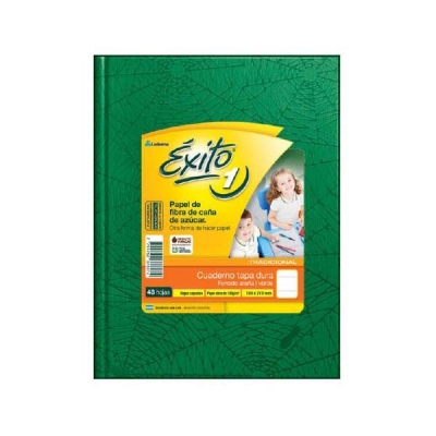 Cuaderno T/D 16X21 Exito 48 Hj Ry Verde