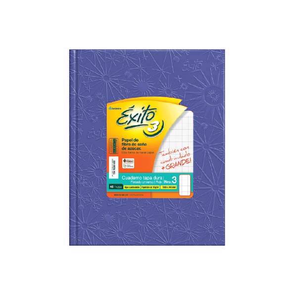 Cuaderno T/D Nº3 Exito 48 Hj Cd G Azul