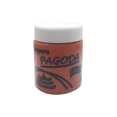 Tempera Pagoda Pote X 200 Cc Naranja