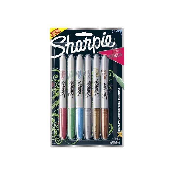 Marcador Sharpie Fino Metallic Surt X 3 X 2