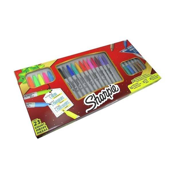 Marcador Sharpie X 20 + 3 Negros