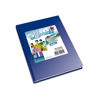 Cuaderno T/D 16X21 Laprida 50 Hj Ry Azul