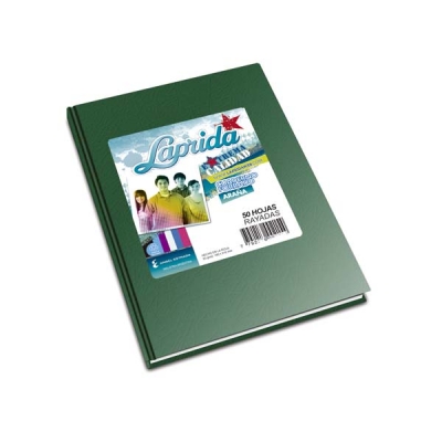 Cuaderno T/D 16X21 Laprida 50 Hj Ry Verd